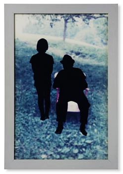 196. Maria Miesenberger, "Utan titel (På en stol i trädgården)", 2000.