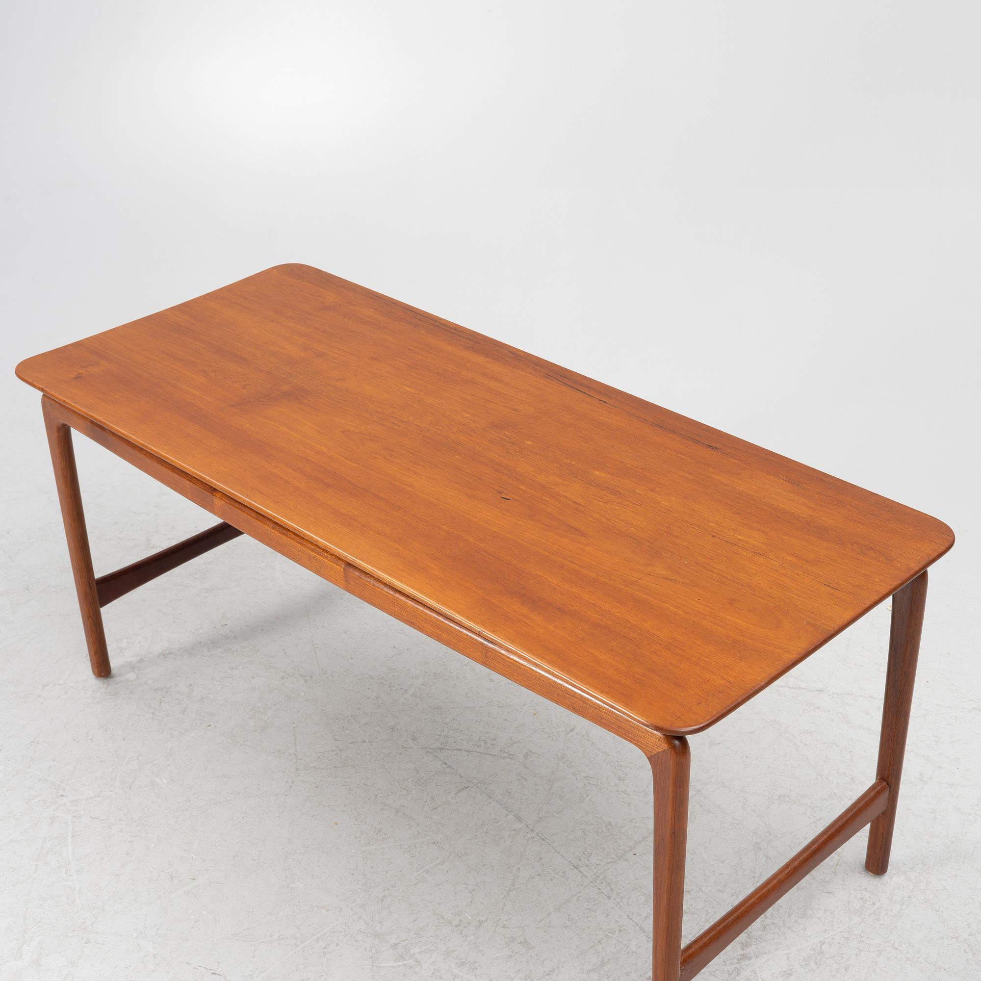Peter Hvidt & Orla Mølgaard Nielsen, a coffee table, France & Daverkosen/Son, Denmark 1950s-60s.