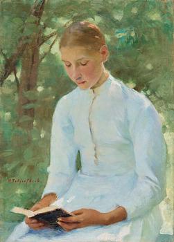 Helene Schjerfbeck, "Before Confirmation".