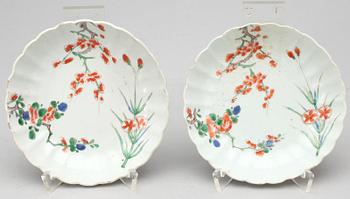 SKÅLFAT, 2 st, porslin, Kina, Kangxi, 1662-1722.