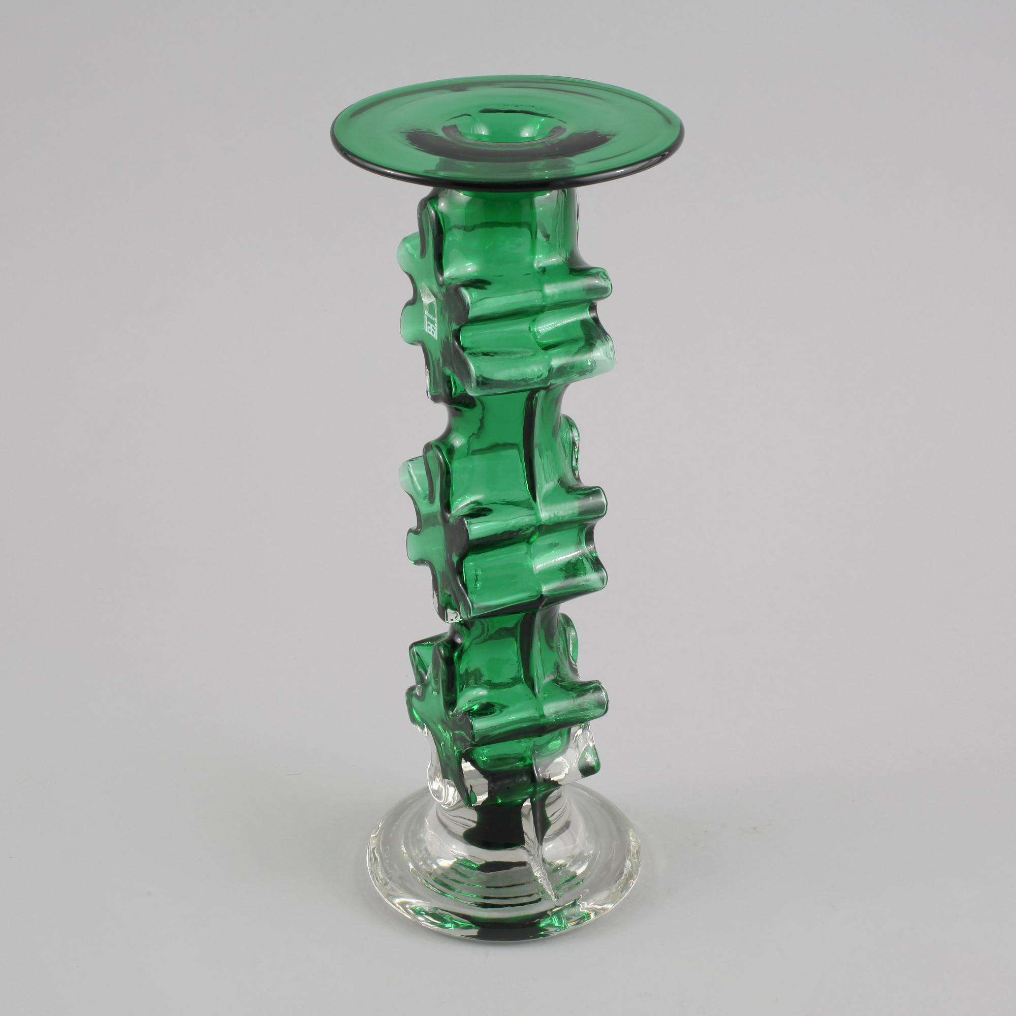 LJUSSTAKE glas, Erkkitapio Siiroinen, Riihimäen Lasi Oy, Finland, 1900-talets andra hälft.