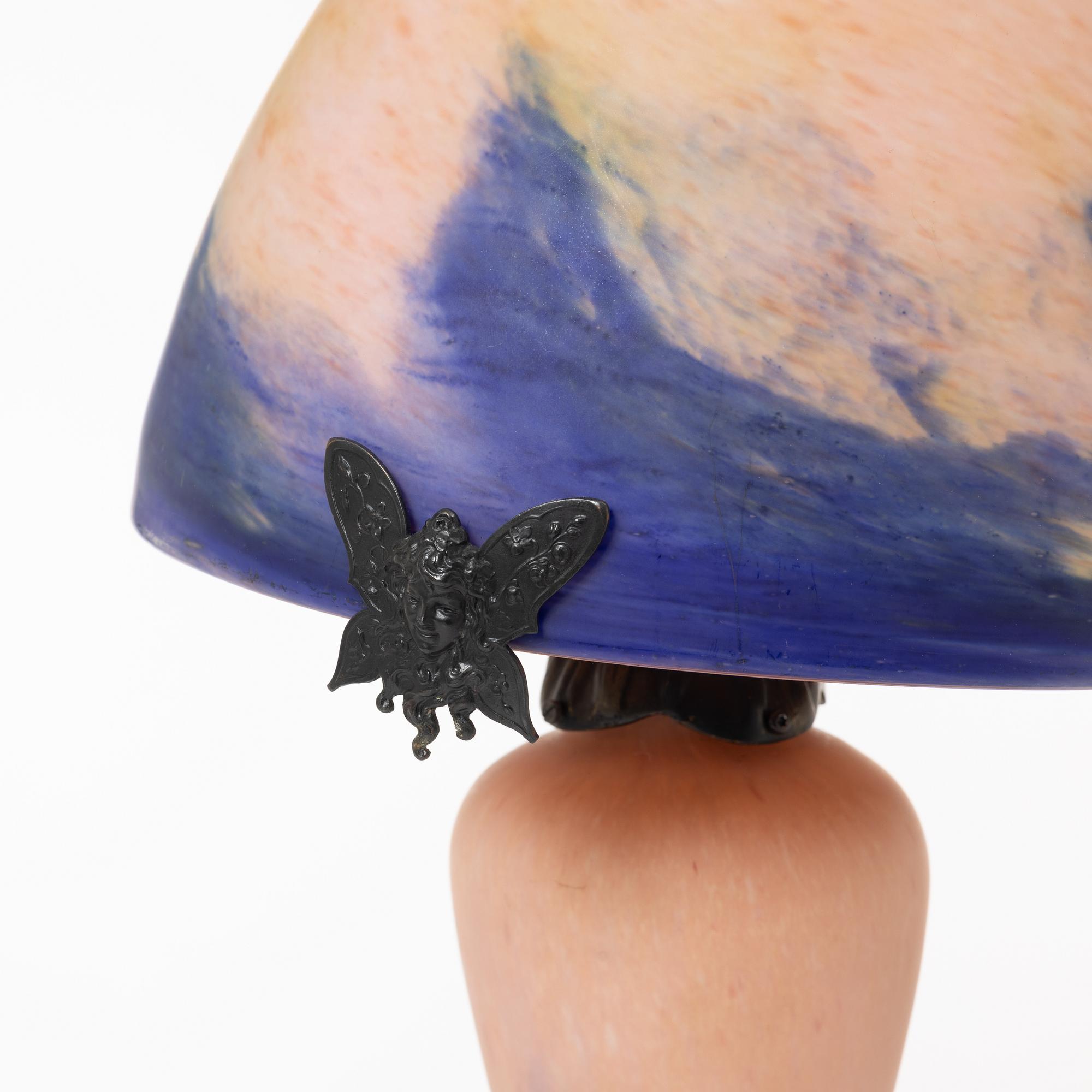 Bordslampa, Art Nouveau-stil, sent 1900-tal.