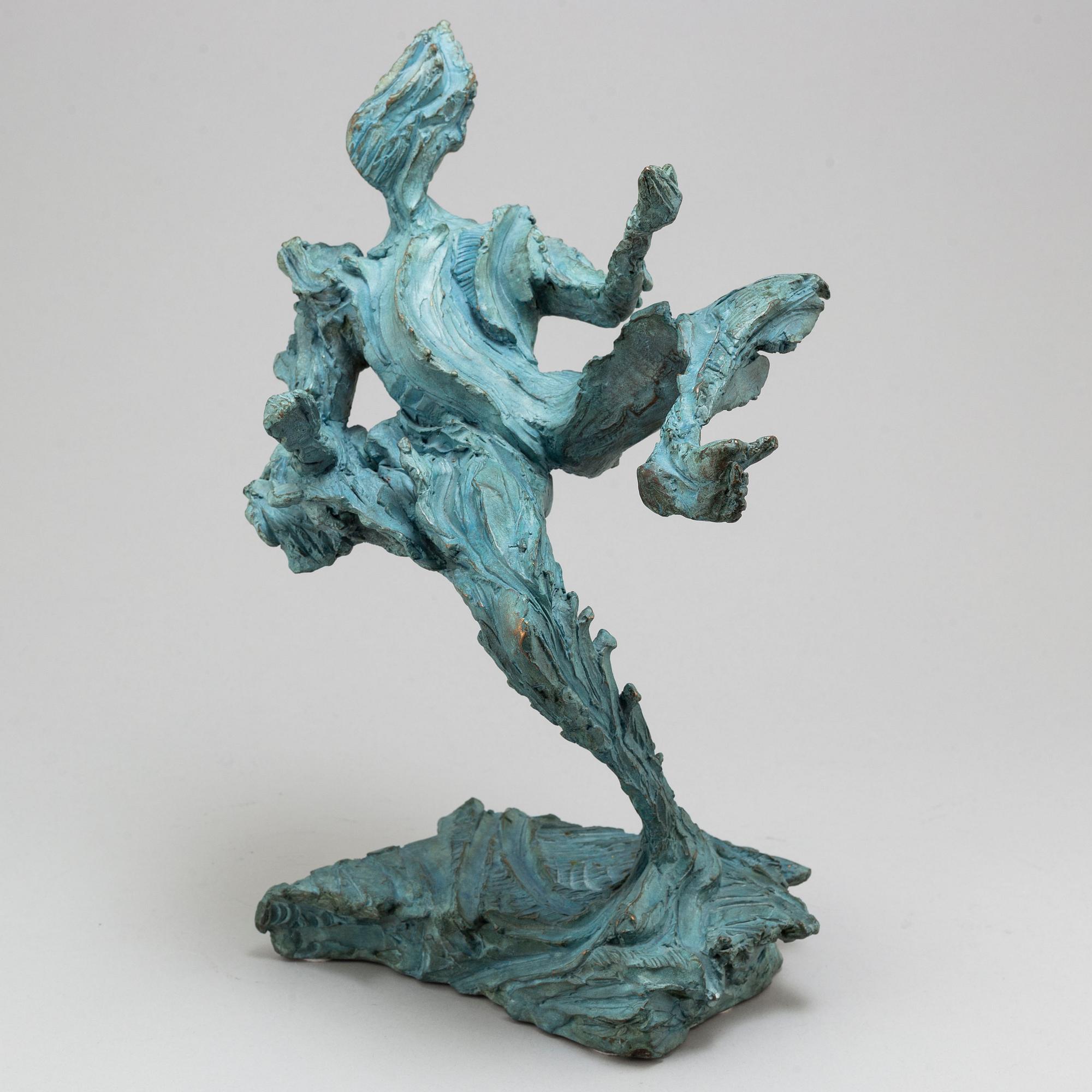 RICHARD BRIXEL, skulptur, patinerad brons. Signerad, daterad samt numrerad I/VIII.