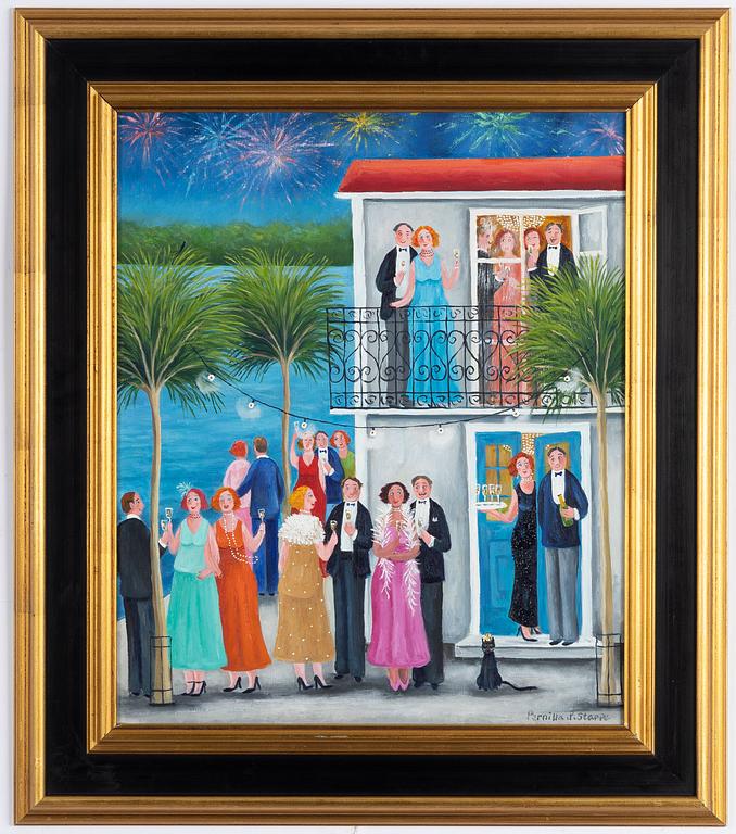 Pernilla Stappe, Nyårsfirandet.