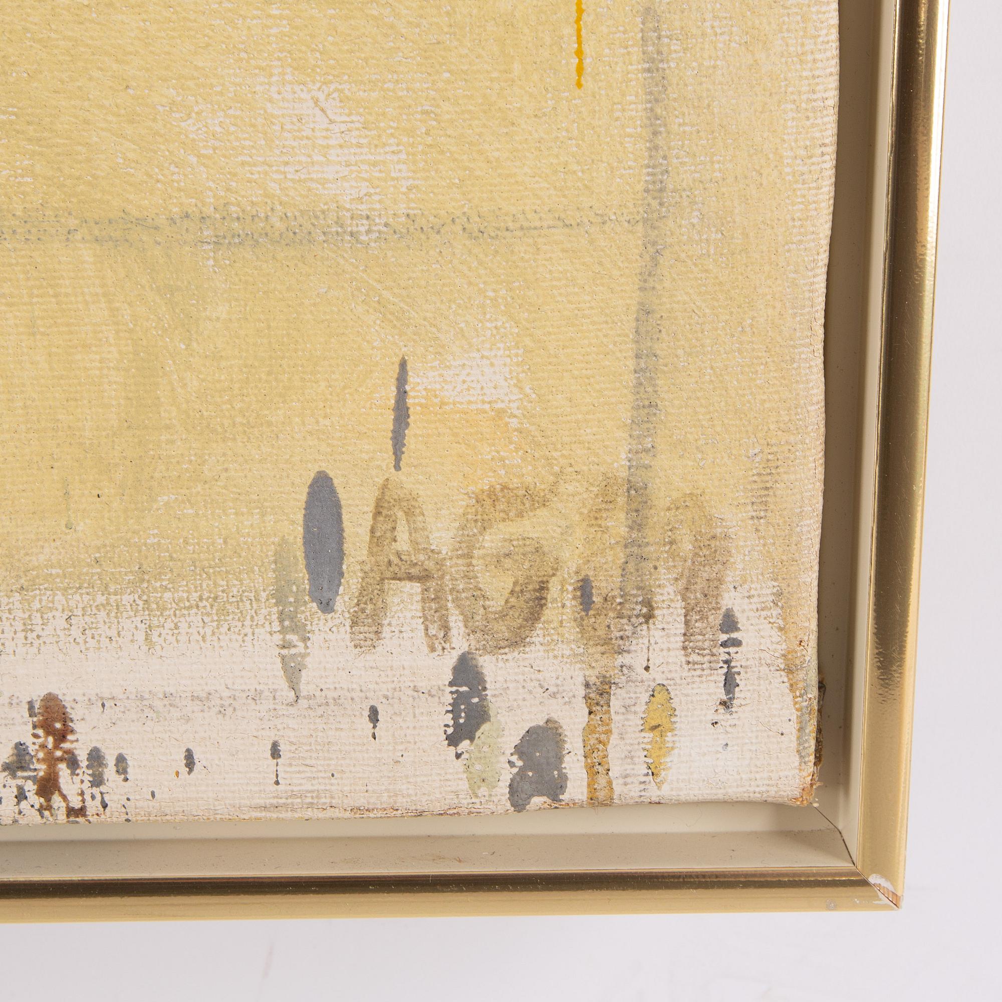Astrid Göransson, oil on canvas, signed and dated -89.