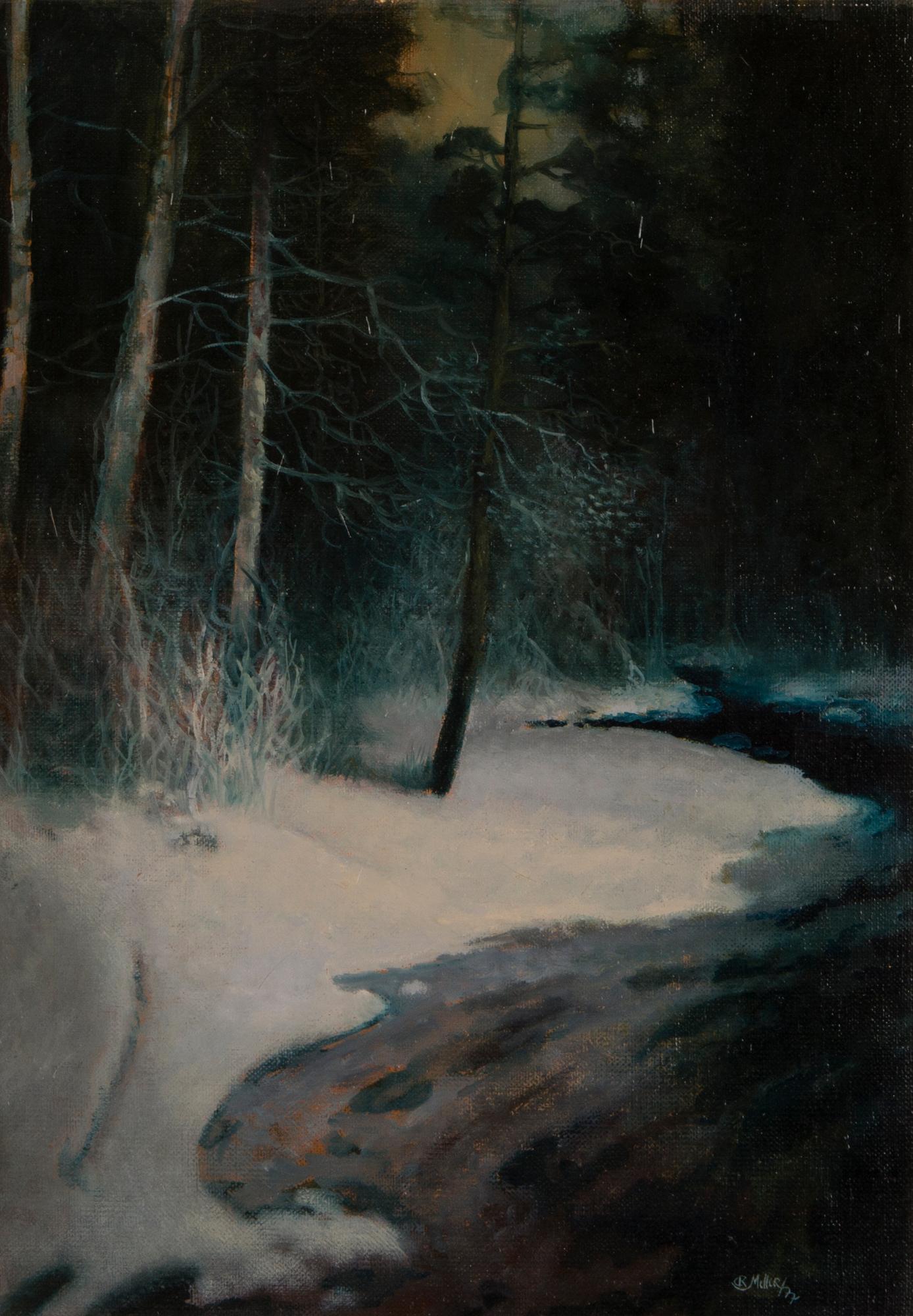 REIJO MELLER, oil on canvas, signed and dated -77.