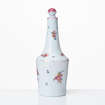 A Russian bottle with stopper, circa 1800.