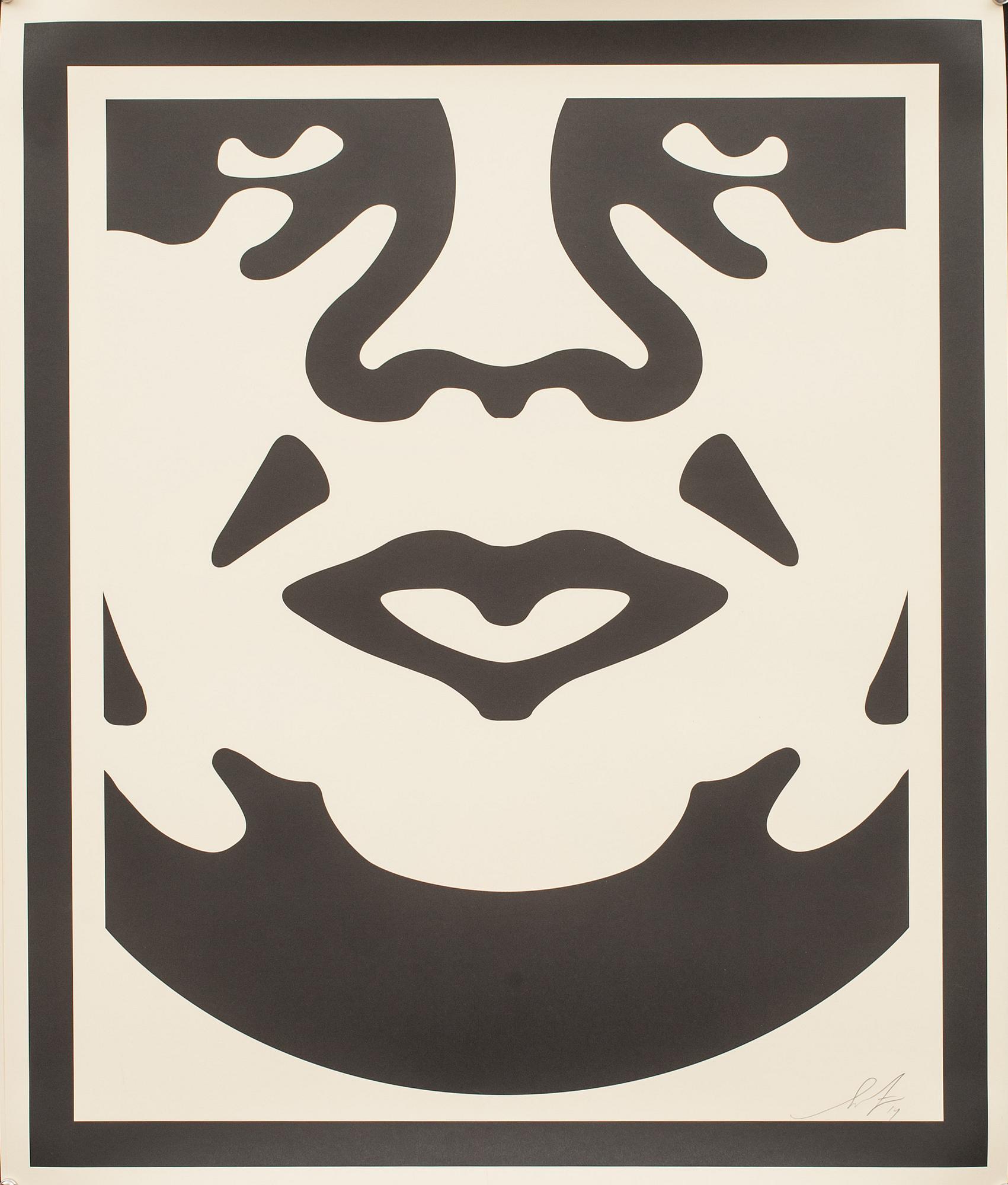 SHEPARD FAIREY, 2 st, grafiska blad, signerade och daterade- 14.