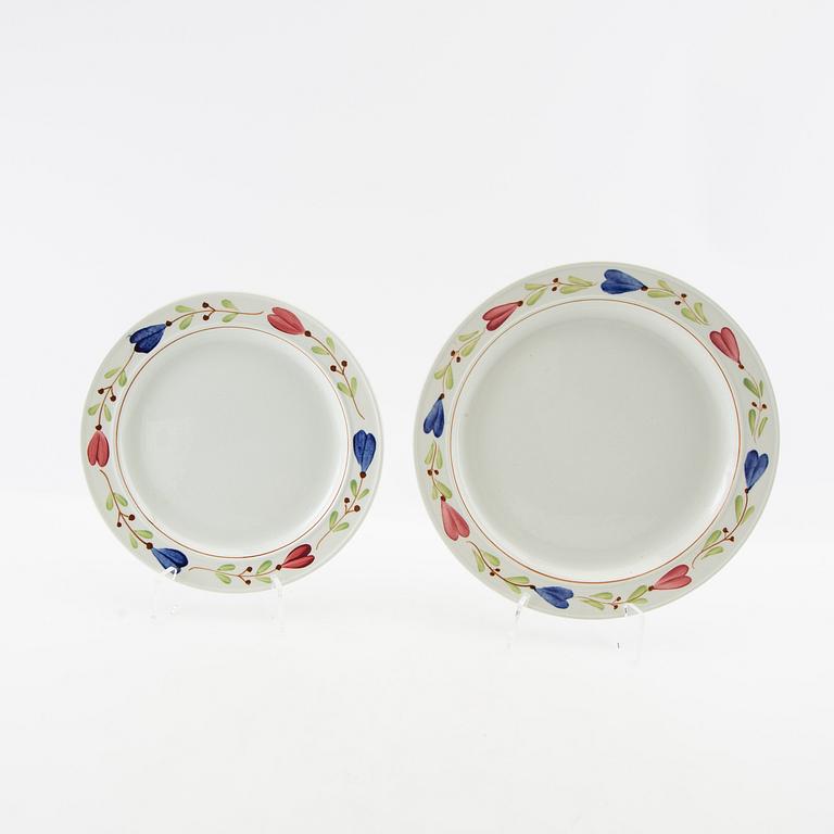 Service pieces 20 pcs "Allmoge" Gustavsberg first half of the 20th century porcelain.