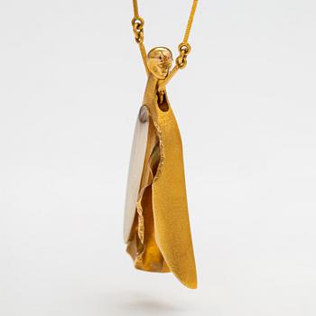 Björn Weckström, "Lord of the insects", a 14K gold and platinum necklace. Lapponia 1980.