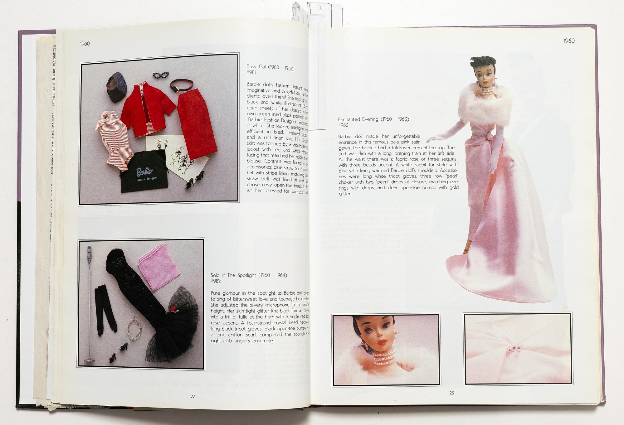 Barbie dolls, 4 pcs, along with clothes and accessories, Mattel, 1960s.