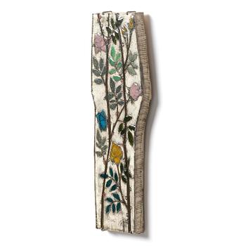 Rut Bryk, a stoneware wall relief, Arabia, Finland ca 1960.