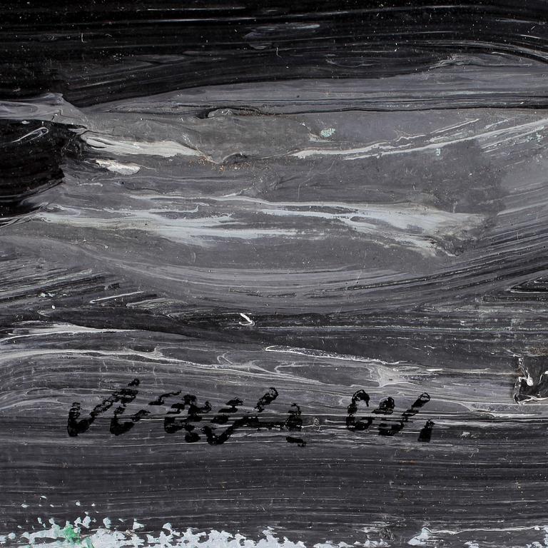 NALLE WERNER, olja på duk, signerad.