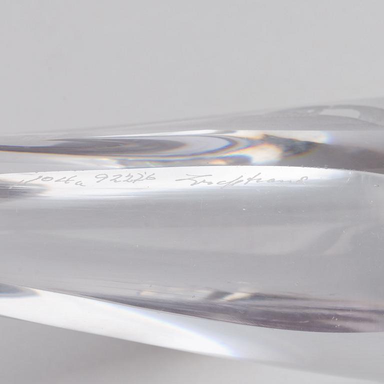 Vicke Lindstrand, a signed glass sculpture from Kosta.