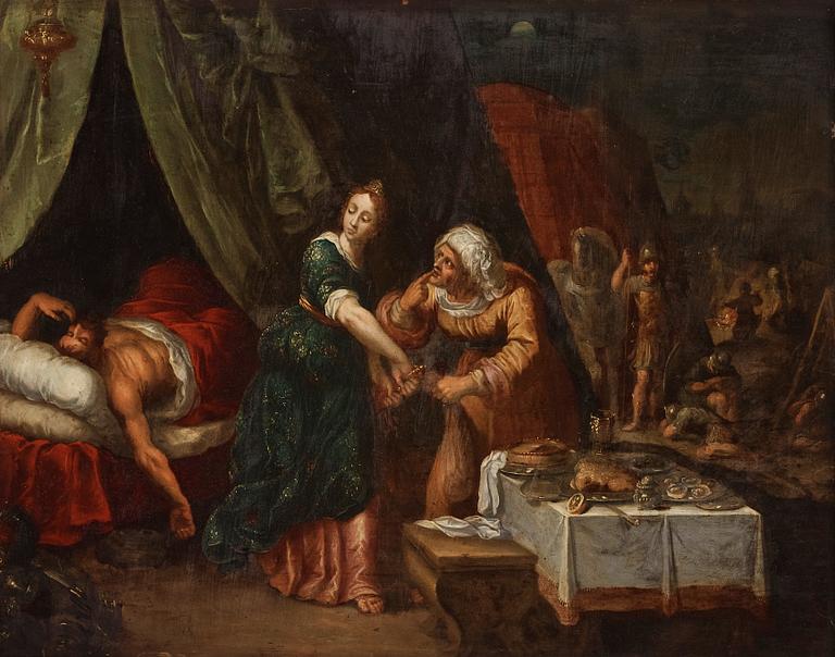 Frans Francken II His studio, Judith and Holofernes.