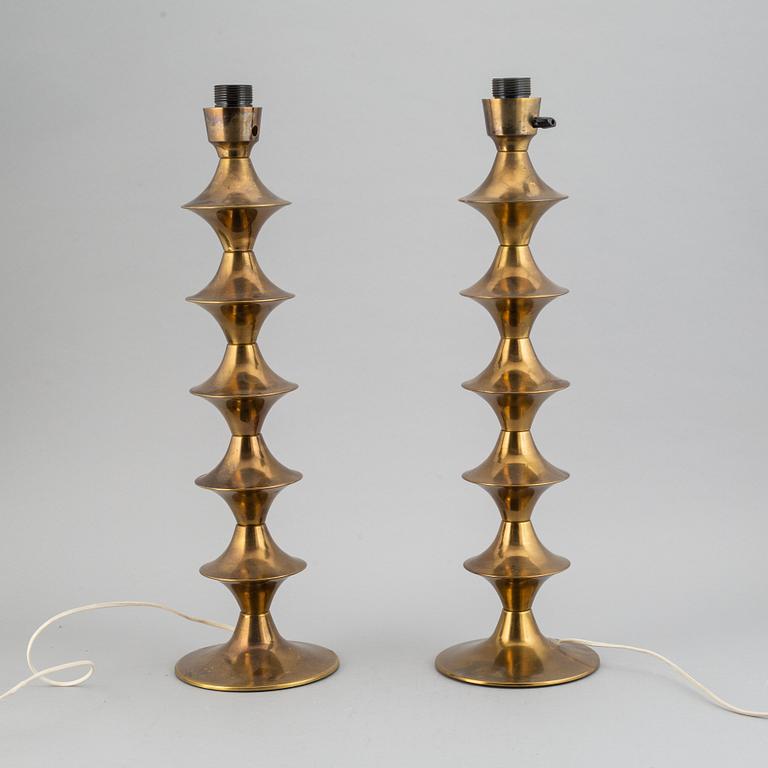 A pair of Elit AB table lights, 1970's.