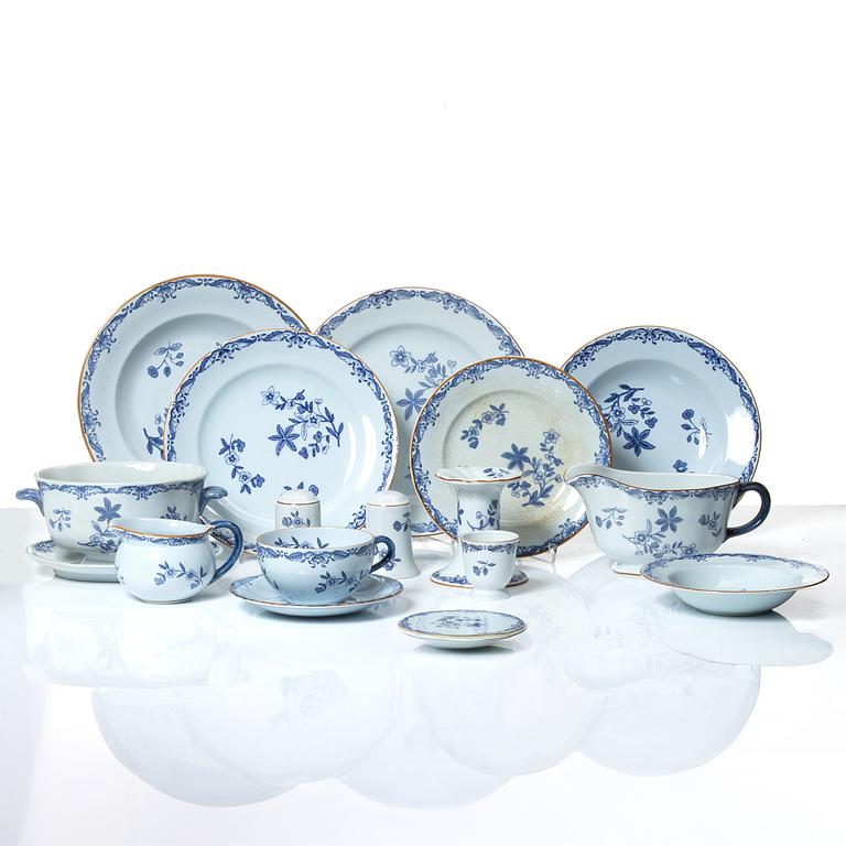 An 111-piece 'Ostindia' porcelain dinner service, Rörstrand.