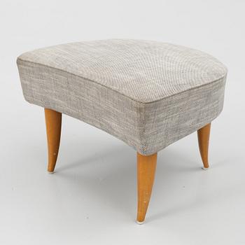 Kerstin Hörlin-Holmquist, a 'Lilla Eva' armchair and a 'Fikonlövet' ottoman, Triva, Nordiska Kompaniet.