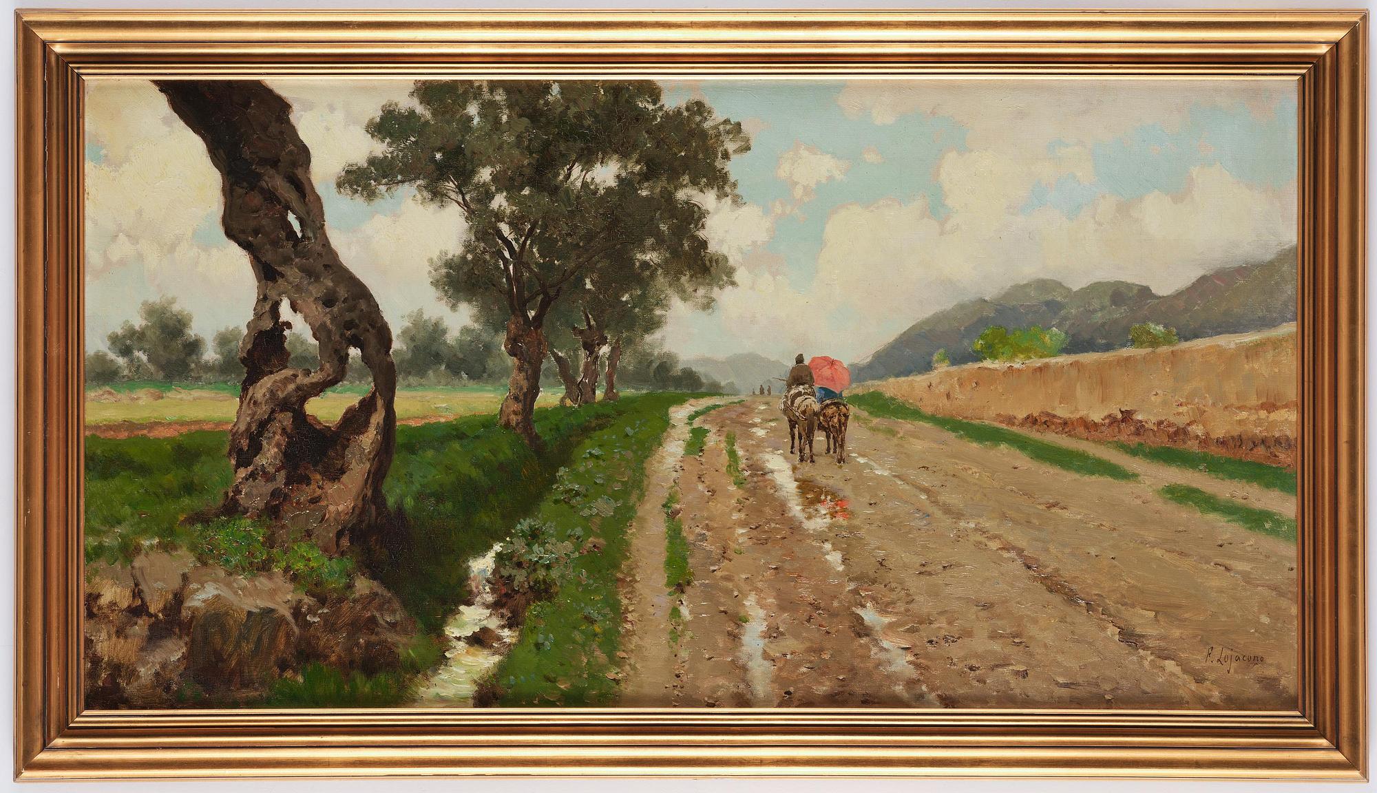 Francesco Lojacono, "Dopo la pioggia".