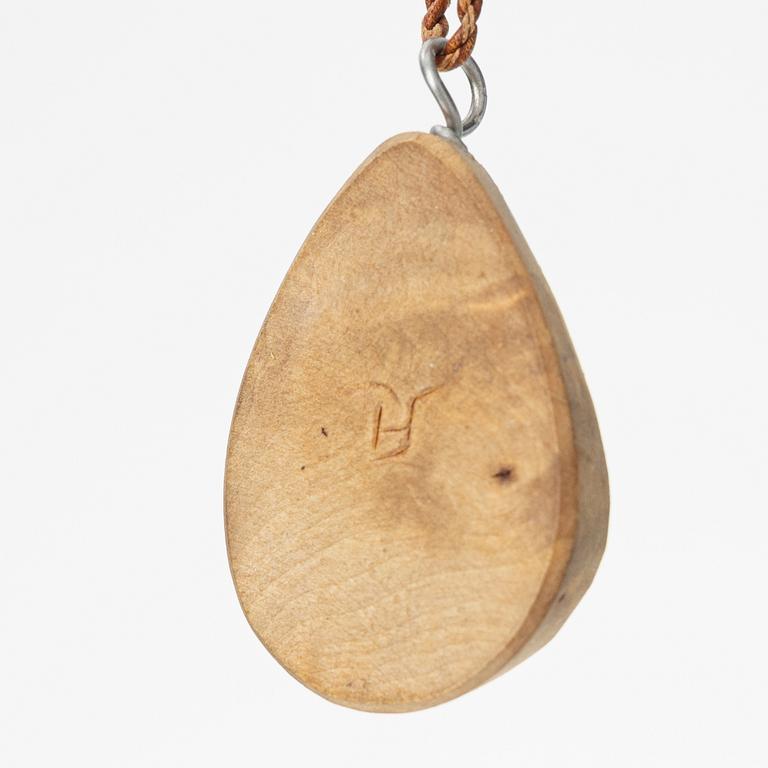 Jewellery, 9 pieces of Sámi handicraft, including work by Per Henrik Simmas.