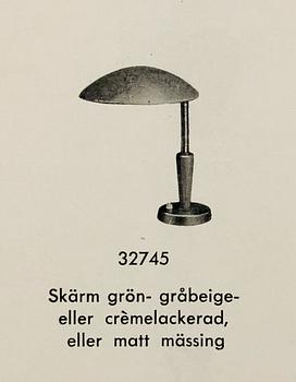 Bertil Brisborg, bordslampor 1 par, modell "32745", Nordiska Kompaniet , 1940-50-tal.