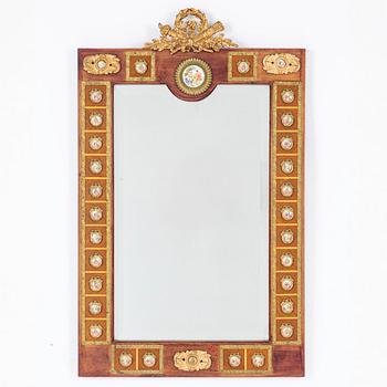 Mirror, Louis XVI style, circa 1900.