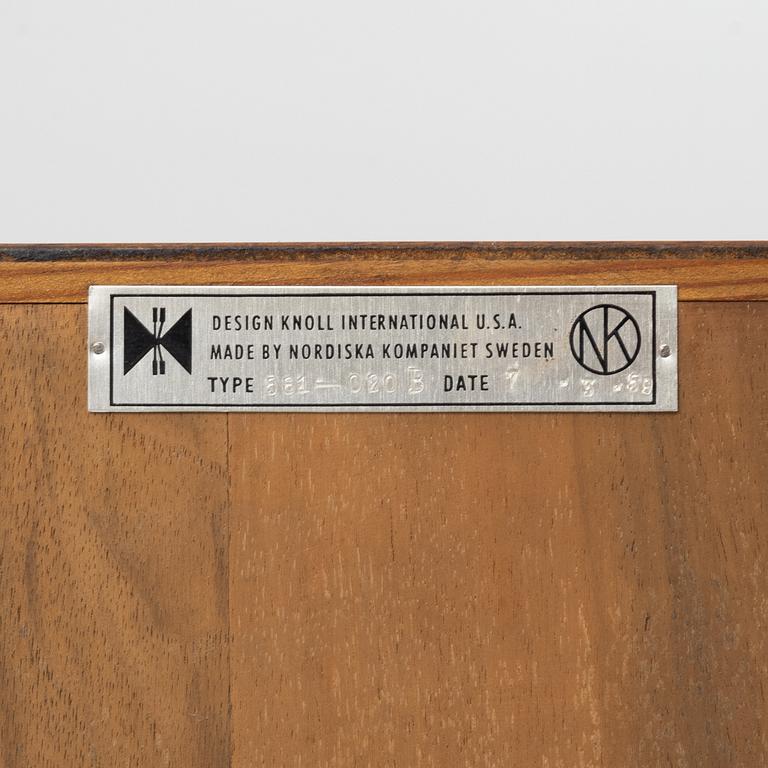 Florence Knoll, a sideboard with book cases, Knoll International, license manufactured by Nordiska Kompaniet, 1959.