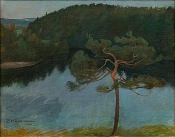 PEKKA HALONEN, "PINE TREE BY THE SHORE".