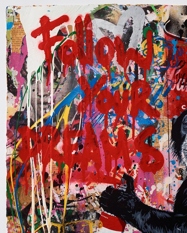 Mr Brainwash (Thierry Guetta), "Follow your Dreams".