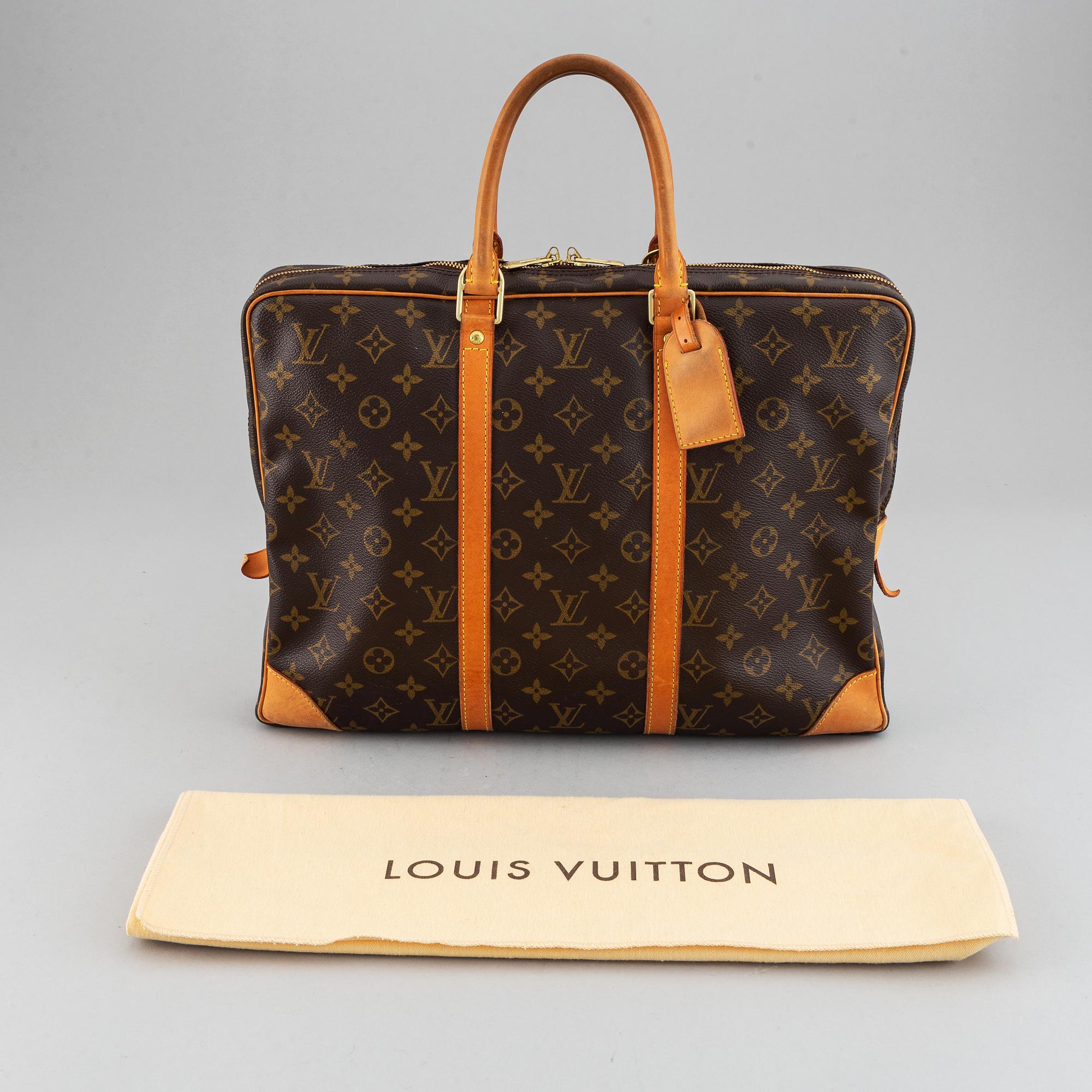 Louis Vuitton, dokumentväska/laptop-väska "Porte Documents Voyage".