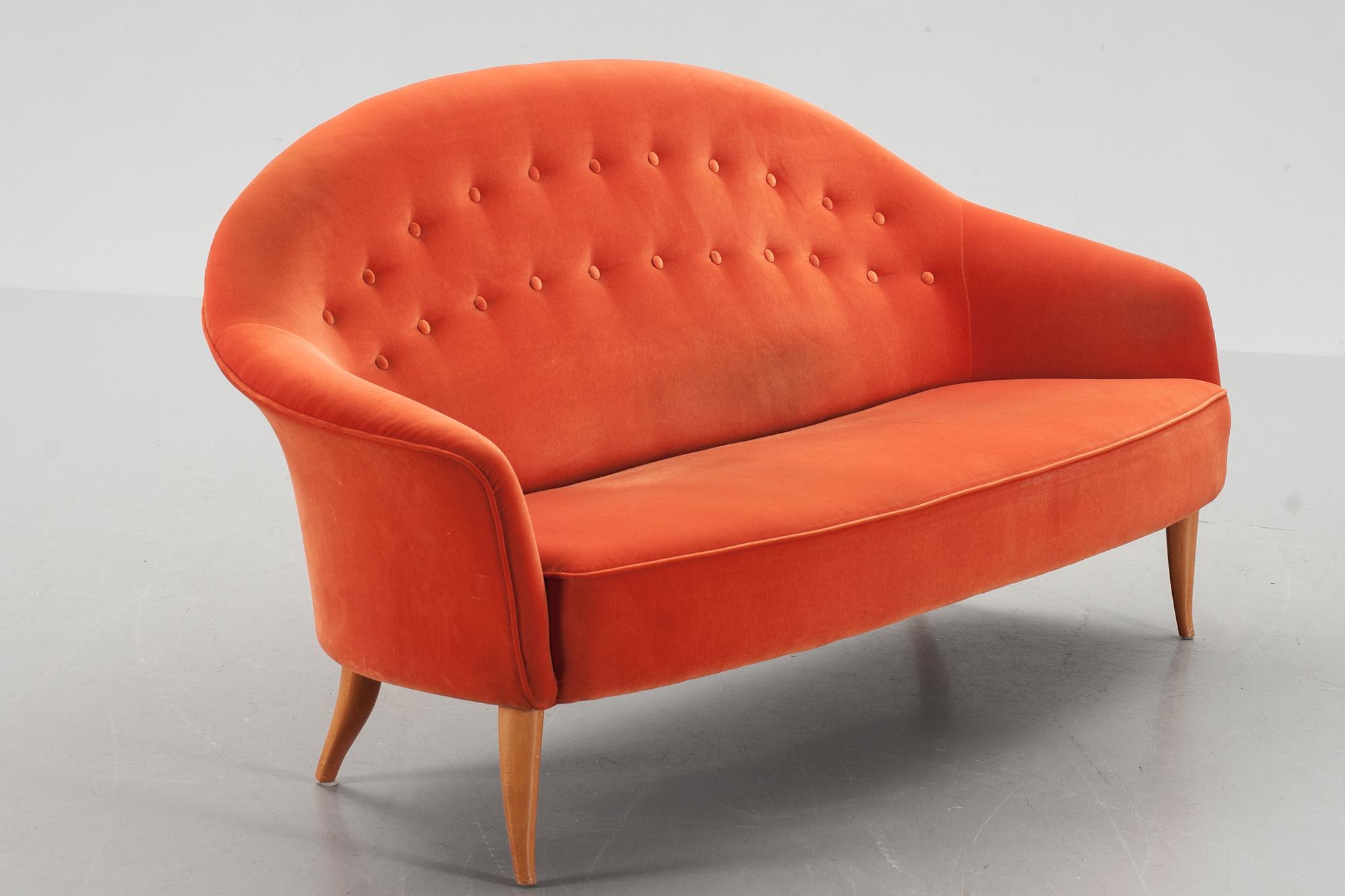 SOFFA, "Paradiset", Kerstin Hörlin-Holmquist för Triva-serien, Nordiska Kompaniet, 1950-60-tal.