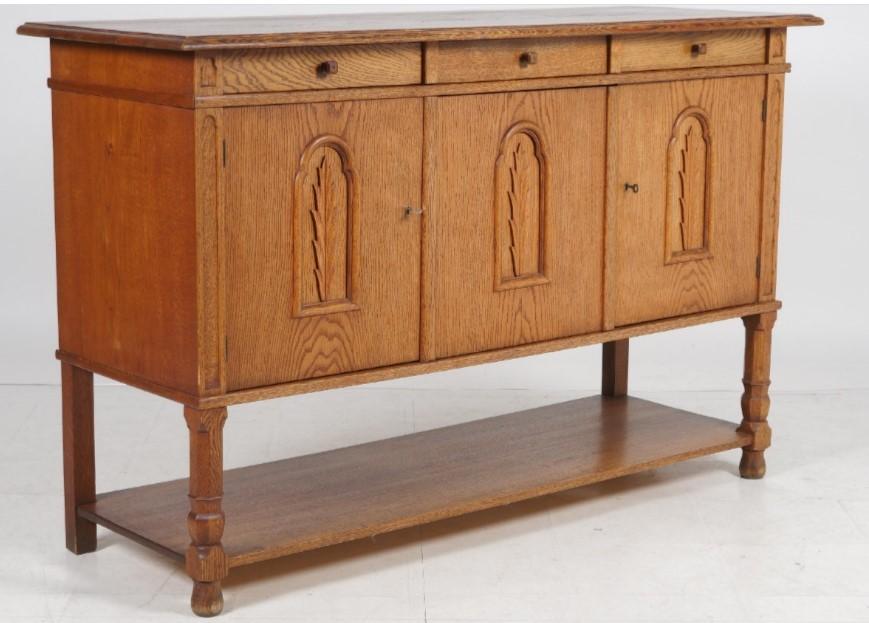 WERNER WEST, a mid-1920's sideboard  for Oy Stockmann Ab, Keravan puusepäntehdas.