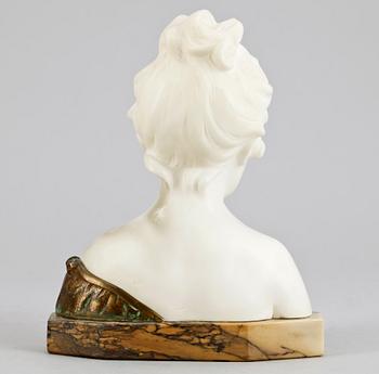 OKÄND KONSTNÄR, alabaster, märkt Gino, 1800/1900-tal.