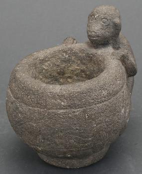 MORTEL, sten, trol Indonesien, 1700-/1800-tal.