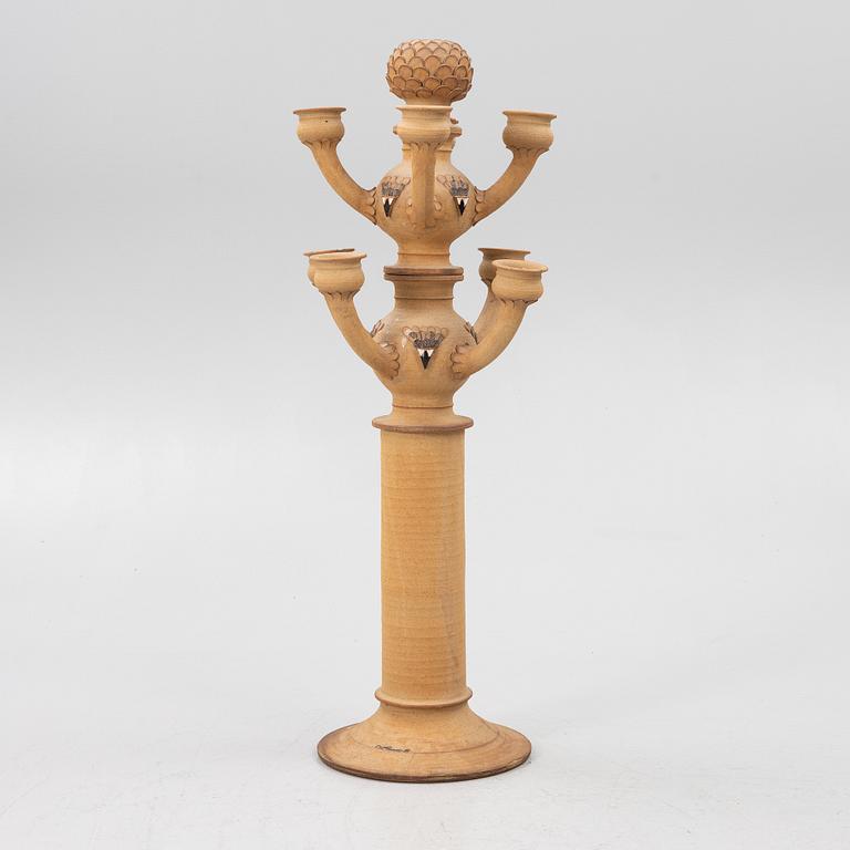 Eva & Olof Paradis, floor candelabra, Paradisverkstaden, Öland, 1989.