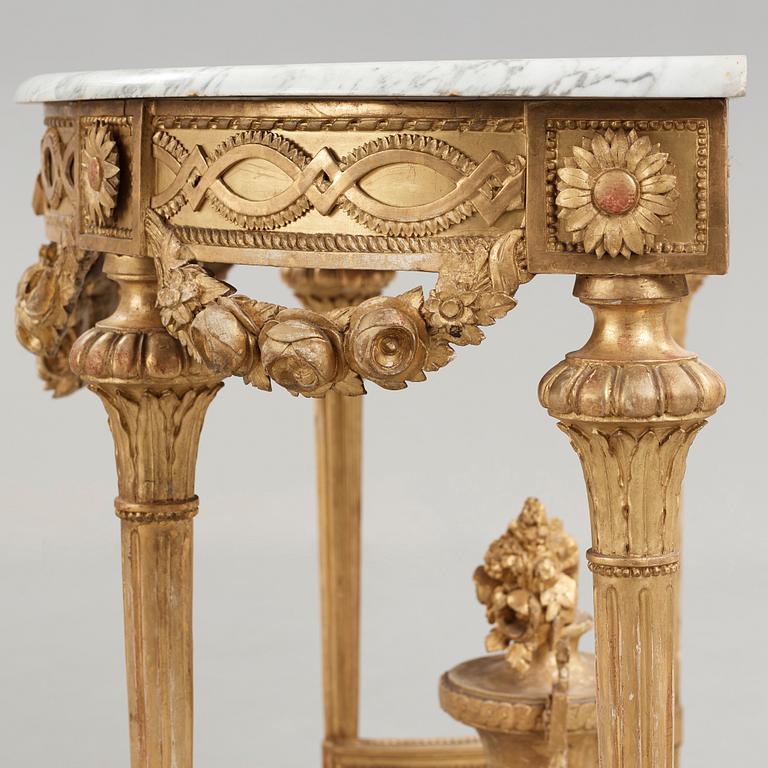 KONSOLBORD, gustavianskt stockholmsarbete, 1780-tal.