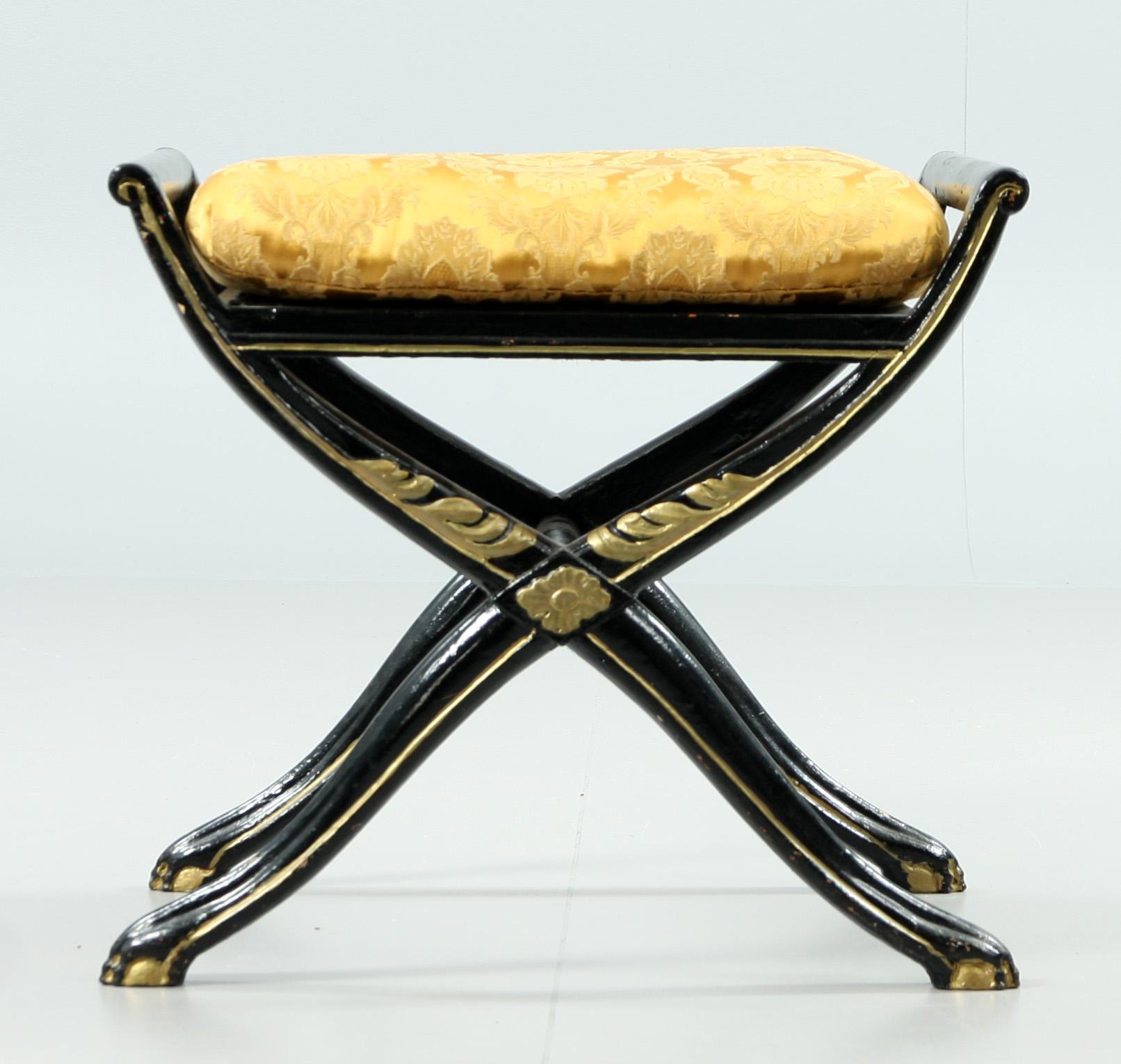 TABURETT, empirestil, 1800-talets andra hälft.