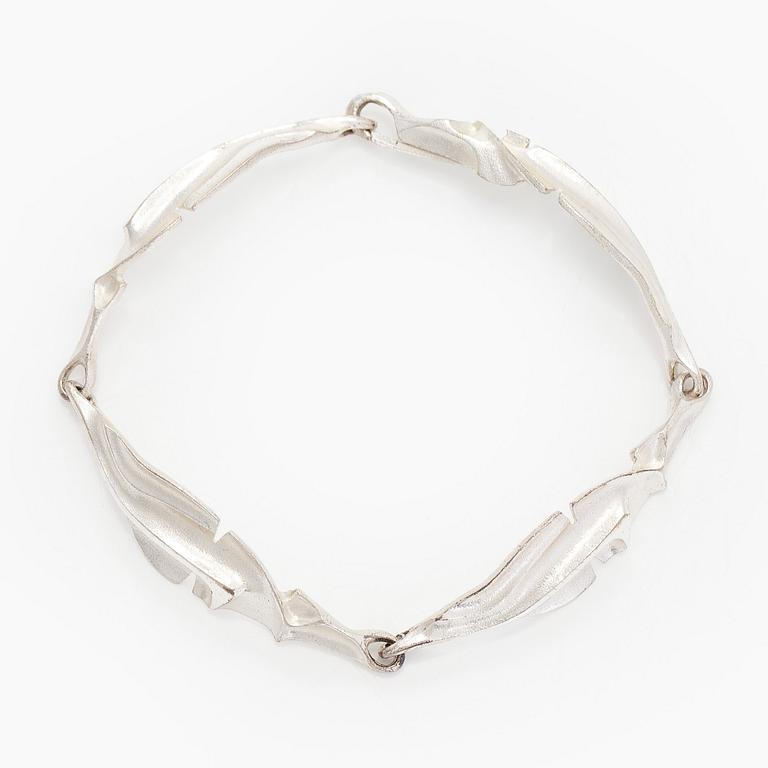 Lapponia, a sterling silver bracelet, Helsinki 1997.