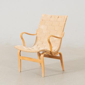 Bruno Mathsson, fåtölj "Eva", Firma Karl Mathsson Värnamo 1969.