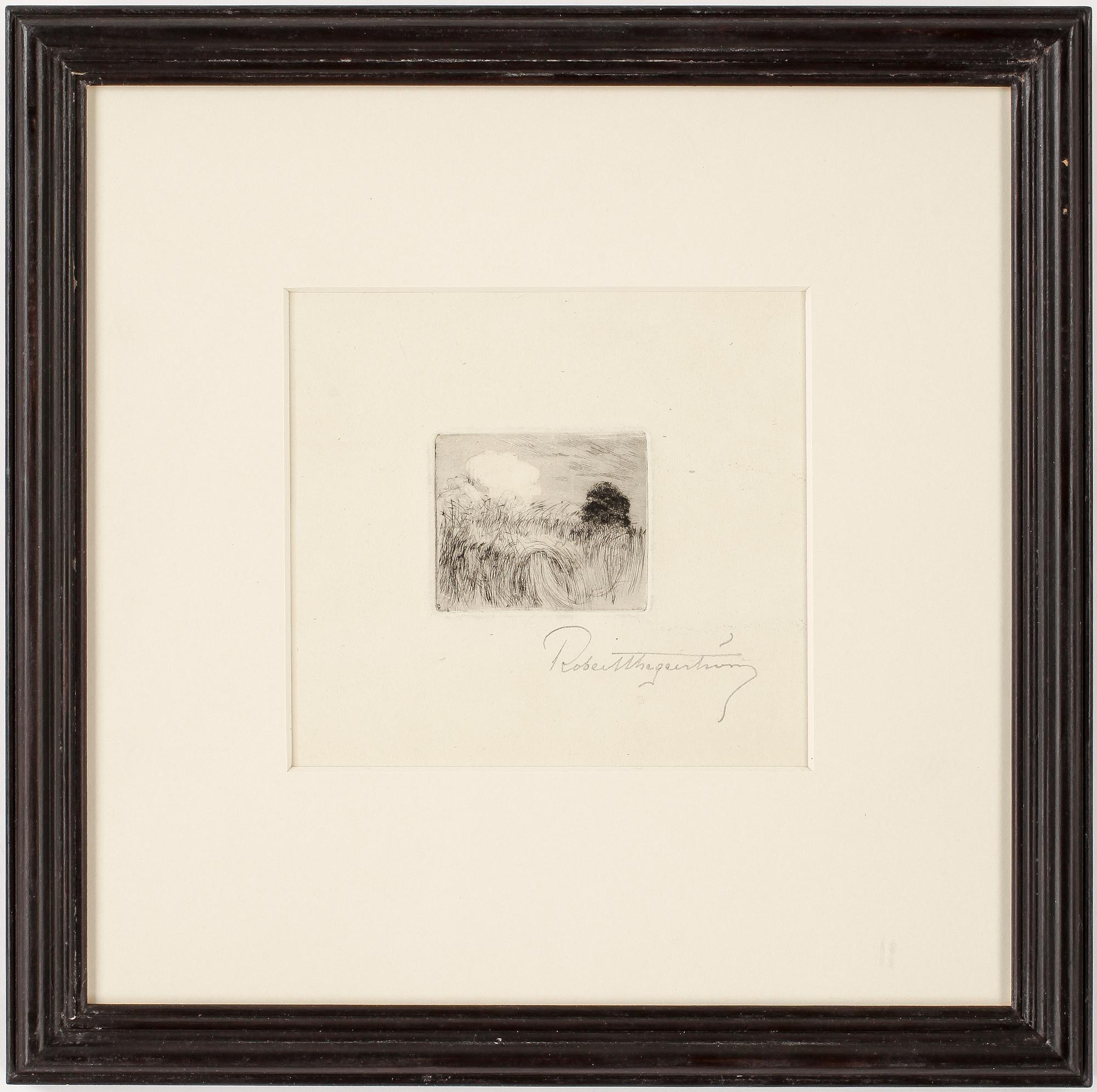 ROBERT THEGERSTRÖM, etsning, signerad.