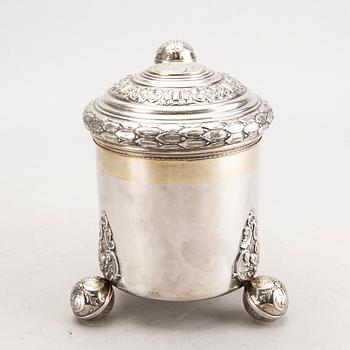 A Swedish 20th century silver tankard mark of CG Hallberg Stockholm 1951 weight 578 gr.