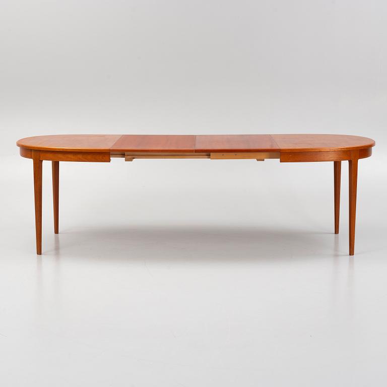 Carl Malmsten, a 'Herrgården' dining table and six chairs, Bodafors, second half of the 20th Century.