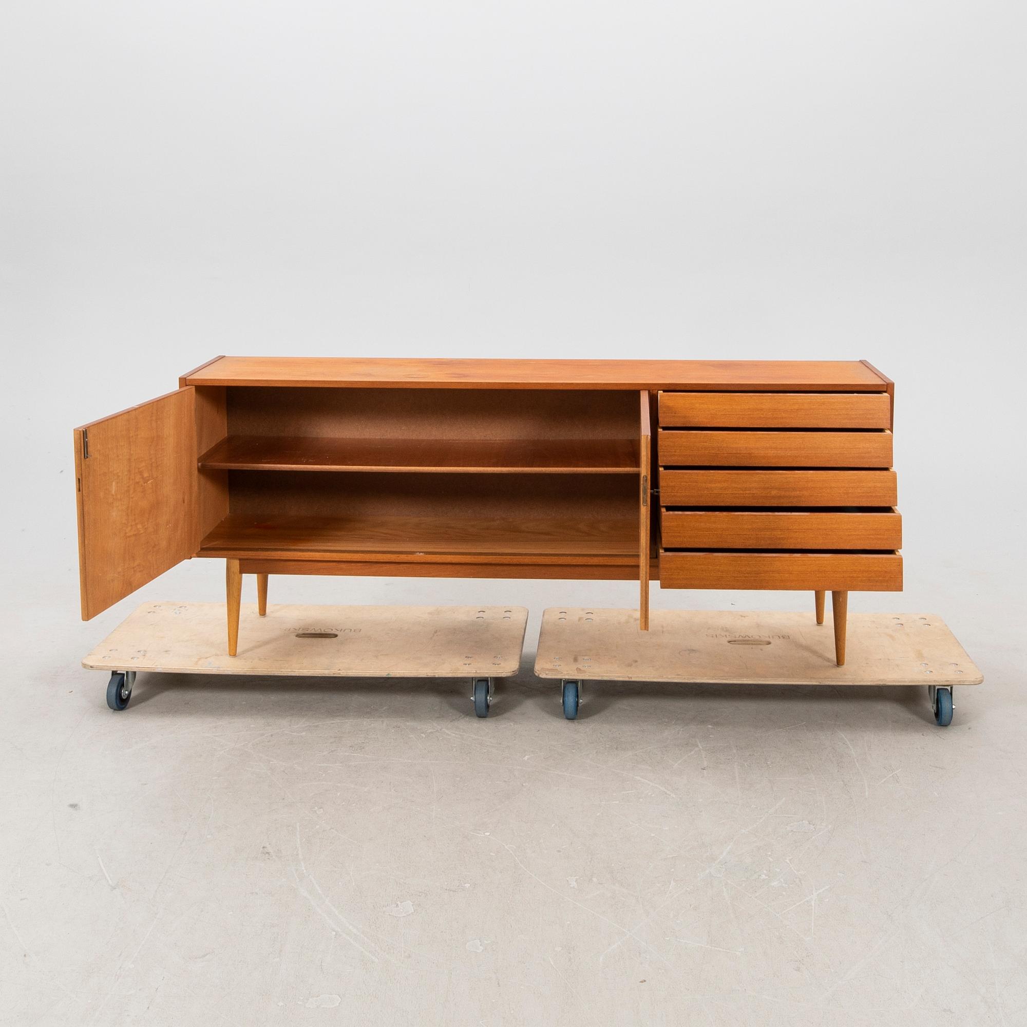 A 1960s teak sideboard.