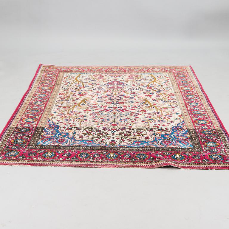 Rukousmatto, Keshan, silkki, n. 198x129 cm.
