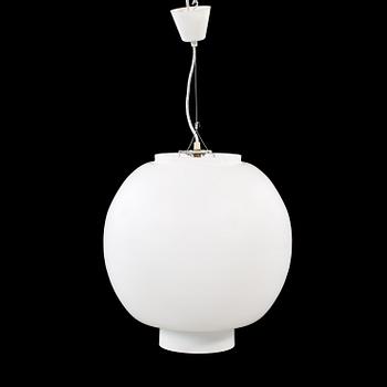 TAKLAMPA, 1900-talets andra hälft. Kupans höjd 43 cm.
