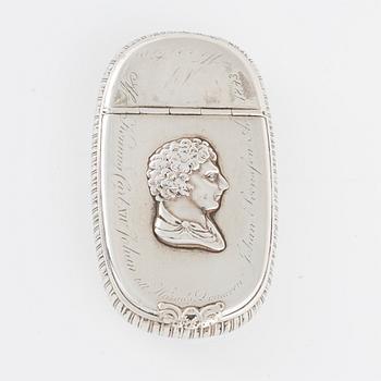 Dosa, silver, 1836, troligen Hörring, Danmark.