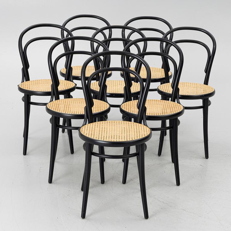 Michael Thonet, Chairs, 8, model 14, TON.