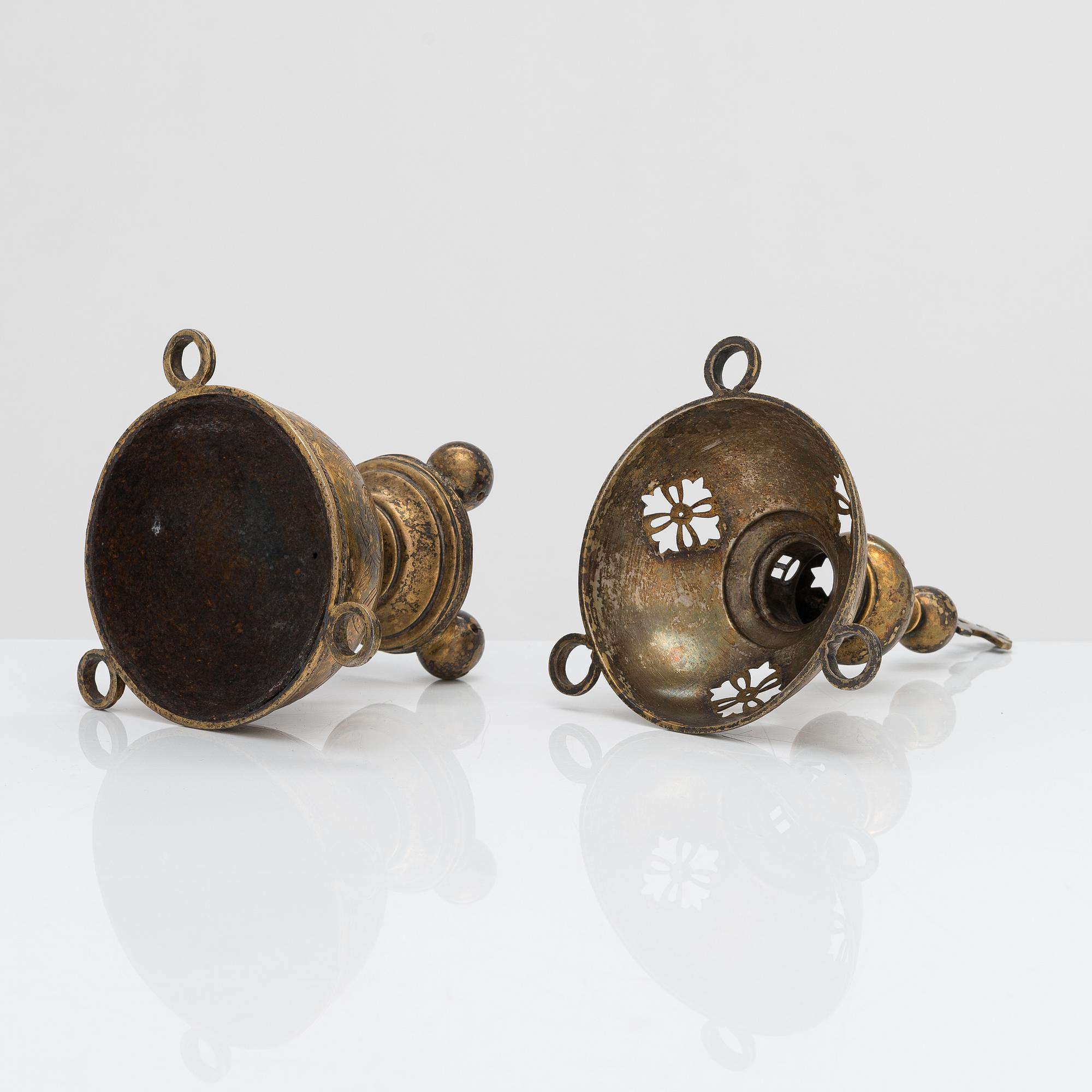 Orthodox gilt silver censer, Moscow 1899-1914.