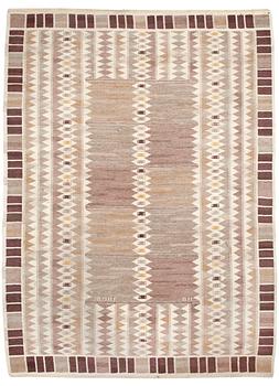 682. CARPET. "Salerno grå" ("Kristianstad"). Flat weave (rölakan). 262 x 194  cm.