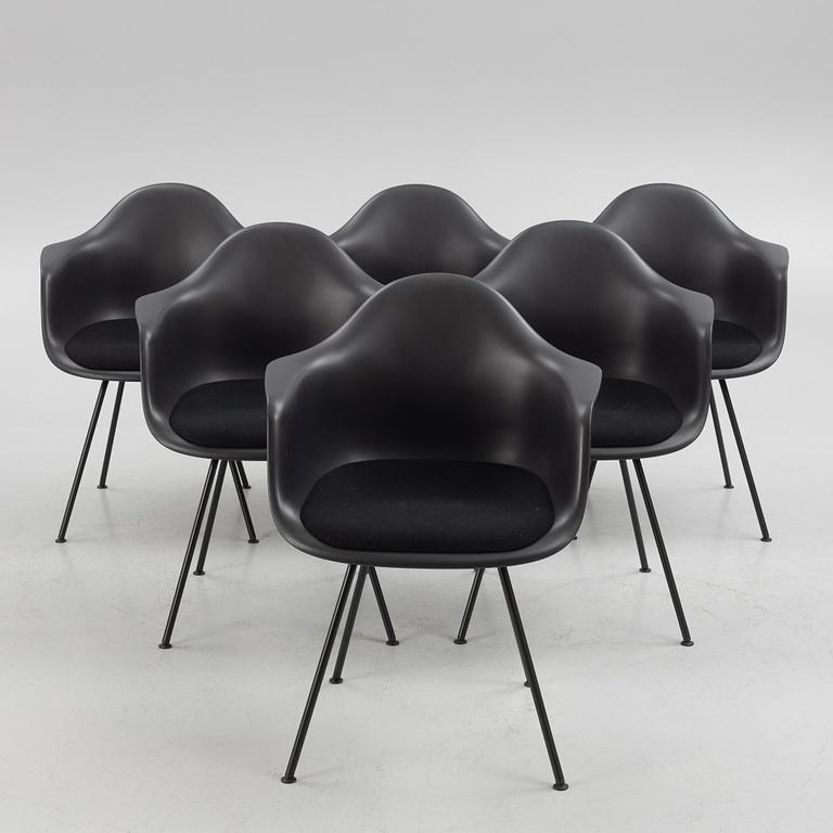 Charles & Ray Eames, Six "Dax" Chairs, Vitra, 2017.